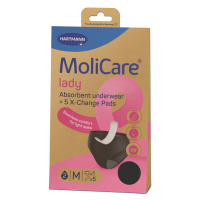 MoliCare Lady absorpční prádlo vel. M 1 ks + vložky X-Change 5 ks