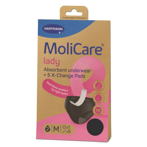 MoliCare Lady absorpční prádlo vel. M 1 ks + vložky X-Change 5 ks