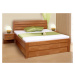 Zvýšená postel Concepta 1, s úložným prostorem, masiv buk, 140x200