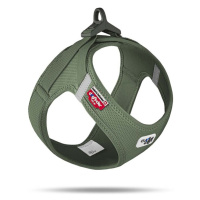 CURLI Postroj pro psy se sponou Air-Mesh Moss XS, 3-5kg