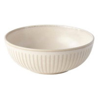 Made In Japan Miska 1 ks 19,5 cm Ridged Alabaster