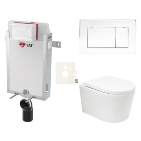 Závěsný wc set k zazdění SAT BREVIS SIKOSZBRTOR21