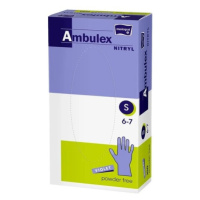 Ambulex Nitryl rukavice nepudrové violet S 100ks