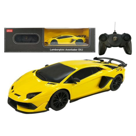 Mamido RASTAR RASTAR Auto na dálkové ovládání Lamborghini Aventador RC 1:24 žluté