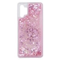 iWill Glitter Liquid Heart Case pro Samsung Galaxy A32 5G Pink