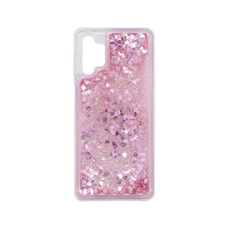 iWill Glitter Liquid Heart Case pro Samsung Galaxy A32 5G Pink