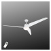 CasaFan Stropní ventilátor Eco Aviatos, bílý, 162 cm