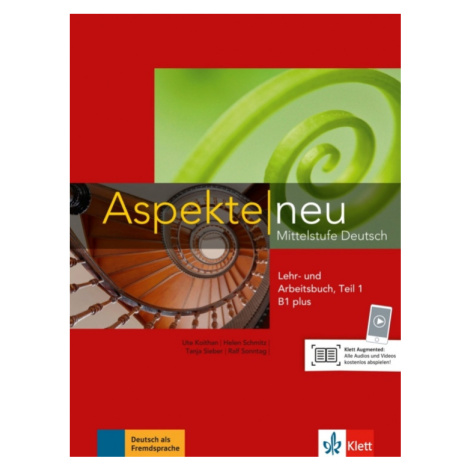 Aspekte neu B1+ – Hybride Ausgabe – Kurs./Arbeitsbuch Teil 1 + MP3 allango.net + Lizenz (24 Mona Klett nakladatelství