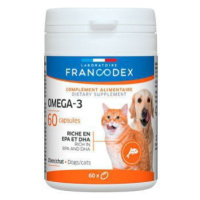 Francodex Omega 3 Capsules pes, kočka 60tab