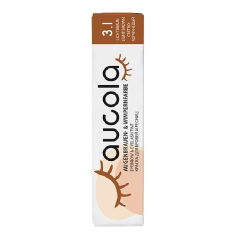 Aucola Eyebrow and Eyelash Tint - profesionální barva na obočí a řasy, 15 ml 3.1 Light Brown - s