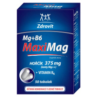 MaxiMag Hořčík 375mg+B6 50 tobolek