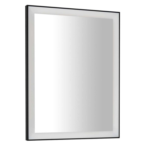 Sapho Zrcadla - Zrcadlo Gano s LED osvětlením, 60x80 cm, černá LG260