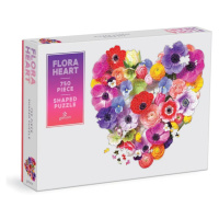 Galison Puzzle Květinové srdce 750 dílků