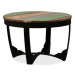 Odkládací stolek masivní recyklované dřevo 60x40 cm
