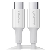 Kabel USB-C samec na USB-C samec 2.0 UGREEN US300, 2 m (bílý)