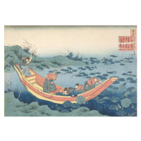 Katsushika Hokusai - Obrazová reprodukce Women gathering waterlilies' ('Bunya no Asayasu'),, (40
