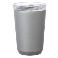 Kinto To Go Tumbler termohrnek stříbrný 360 ml