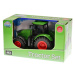 Kids Globe traktor zelený se sklápěčkou volný chod 27,5cm