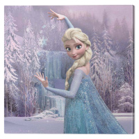 Obraz na plátně Frozen - Elsa Frozen Forest, 2 cm - 30×30 cm