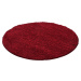 Ayyildiz koberce Kusový koberec Life Shaggy 1500 red kruh Rozměry koberců: 160x160 (průměr) kruh