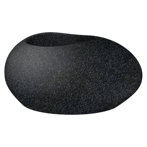 Scheurich Květináč Flow (Stony Black, Ø 48 cm x 23 cm)