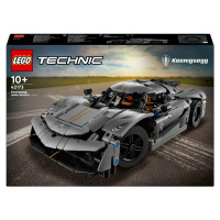 Lego® Technic 42173 Šedé hyperauto Koenigsegg Jesko Absolut