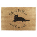 Rohožka z kokosového vlákna 40x60 cm Life Is Better With a Cat – Artsy Doormats