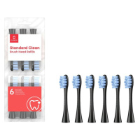 Oclean Standard clean brush hlavice 6 ks, černé