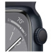 Apple Watch S8, 45mm, černá, sportovní řemínek, černá