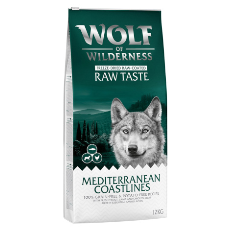 Výhodné balení: 2 x 12 kg Wolf of Wilderness Adult "The Taste Of" - "The Taste Of The Mediterran