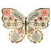 Papírové ubrousky v sadě 16 ks Floral Butterfly – Meri Meri