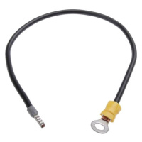 Propojovací DC kabel 4 mm2, 30 cm, očko M8 - dutinka