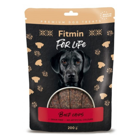 Fitmin FFL Beef chips Hovězí plátky 200g