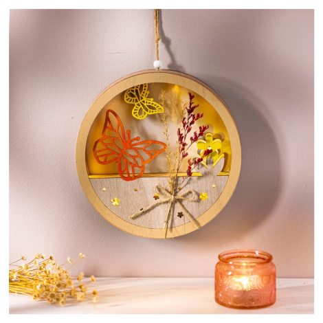 Weltbild Závěsná LED dekorace Motýli na louce