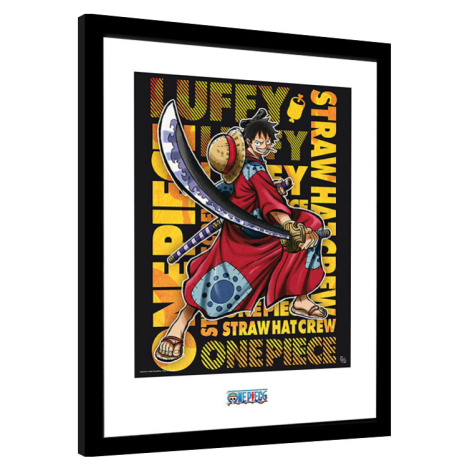 Obraz na zeď - One Piece - Luffy in Wano Artwork ABY STYLE