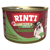 Rinti Gold Senior s jemnými kousky králičího masa 24 × 185 g