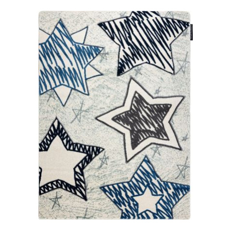 Dětský kusový koberec Petit Stars blue FOR LIVING
