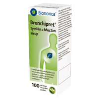 BRONCHIPRET Tymián a břečťan sirup 100 ml