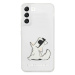 Karl Lagerfeld KLHCS22MCFNRC hard silikonové pouzdro Samsung Galaxy S22 PLUS 5G transparent Chou