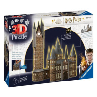 Ravensburger Puzzle 3D Harry Potter: Bradavický hrad - Astronomická věž 540 dílků (noční edice)