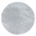Ayyildiz koberce Kusový koberec Brilliant Shaggy 4200 Silver kruh Rozměry koberců: 160x160 (prům