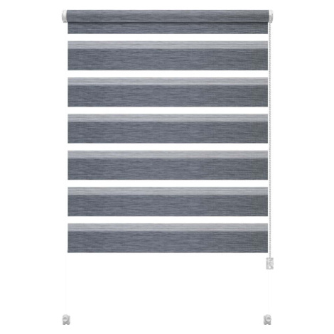 Šedá roleta den a noc 97x150 cm Zebra Natur – Gardinia