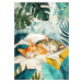 Ilustrace Cats life 14, Justyna Jaszke, (30 x 40 cm)