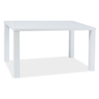Jídelní stůl montego 120x80cm - bílý lesk
