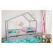 Vyspimese.CZ Dětská postel Elsa se zábranou-jeden šuplík Rozměr: 90x200 cm, Barva: bílá