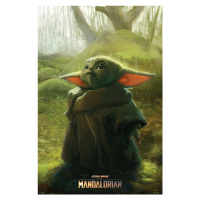 Plakát, Obraz - Star Wars: The Mandalorian - Grogu, (61 x 91.5 cm)