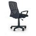 HALMAR Kancelářská židle Lexa černá/šedá