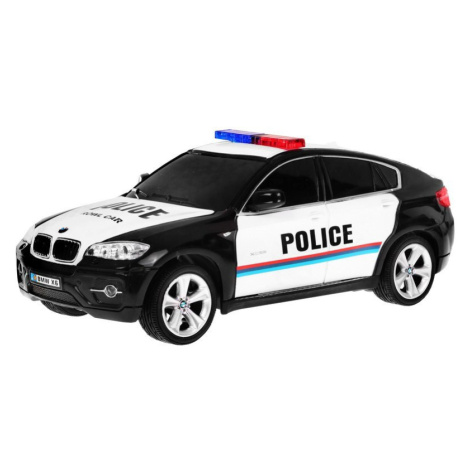 Mamido Policejní autíčko na dálkové ovládání RC BMW X6 1:24 Barva: Černá