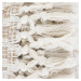Pléd bavlna | GADO | v béžové barvě s třásněmi | 130x170 cm | 839974 Homla