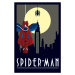 Plakát, Obraz - Marvel Deco - Spider-Man Hanging, (61 x 91.5 cm)